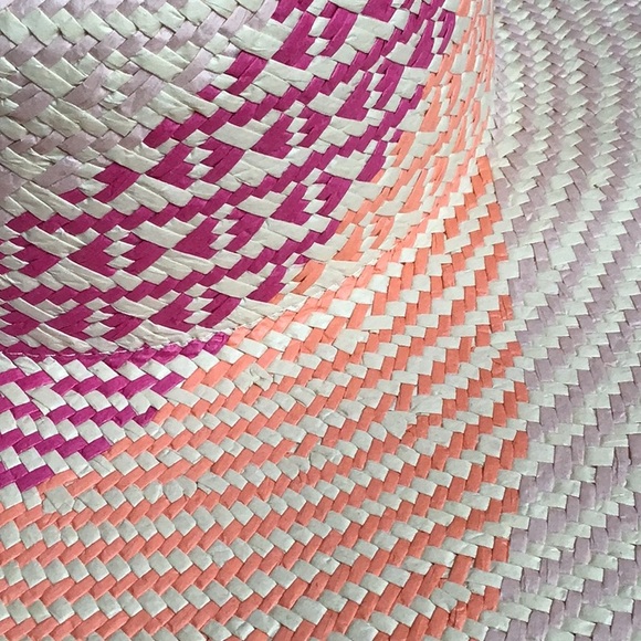 Anthro ColorBlock Swirl Straw Hat with Fringe
Laundry by Shelli Segal main image 12